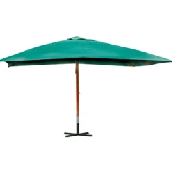 Tuin & Gazon*vidaXL Zweefparasol Melia 300x400 cm Groen