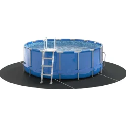 Zwembad Grondzeil Ø 306 cm Niet-geweven Stof><noscript><img width=