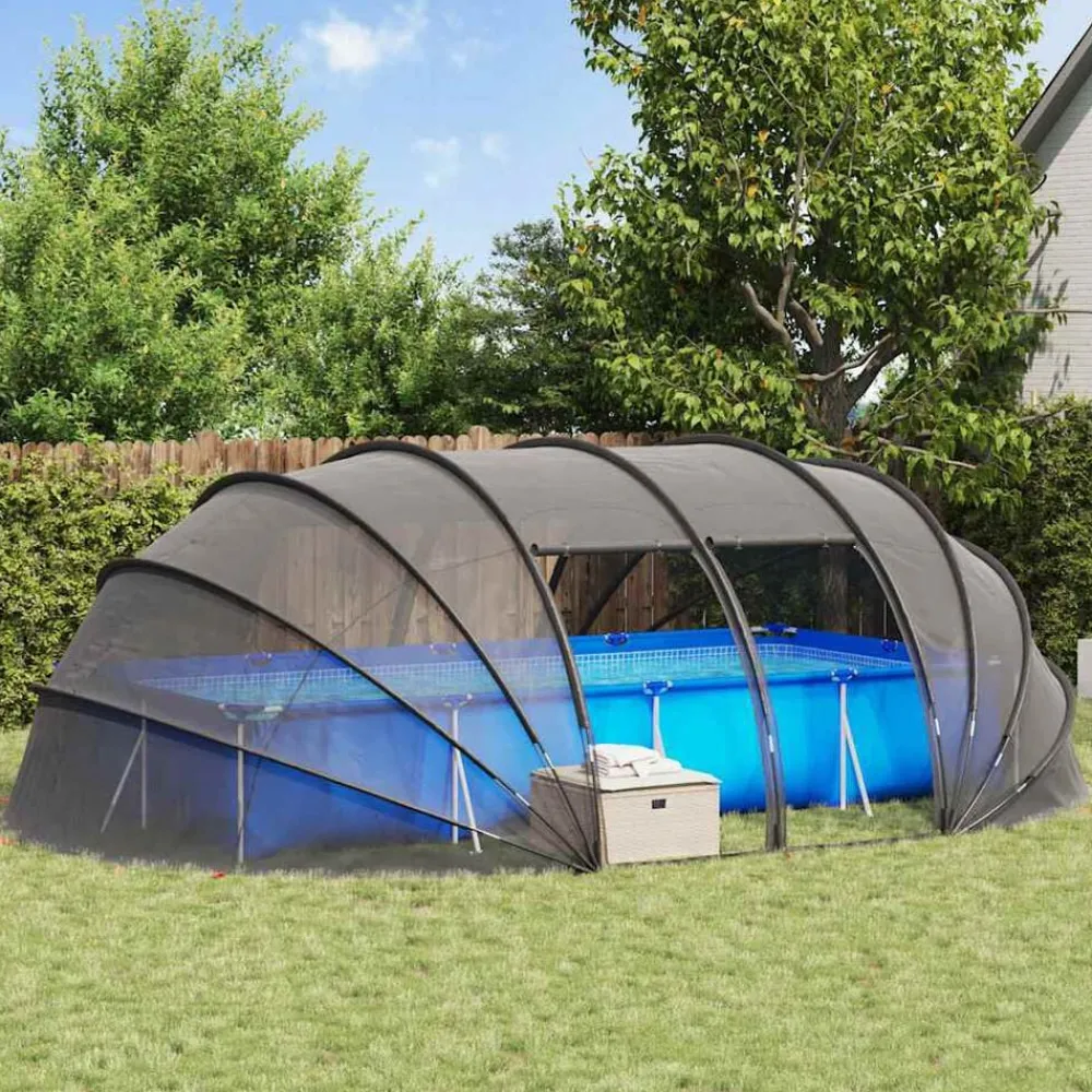 Zwembaden & Spa'S*vidaXL Zwembad Tent Koepel Doorzichtig 538 x 440 x 204 cm