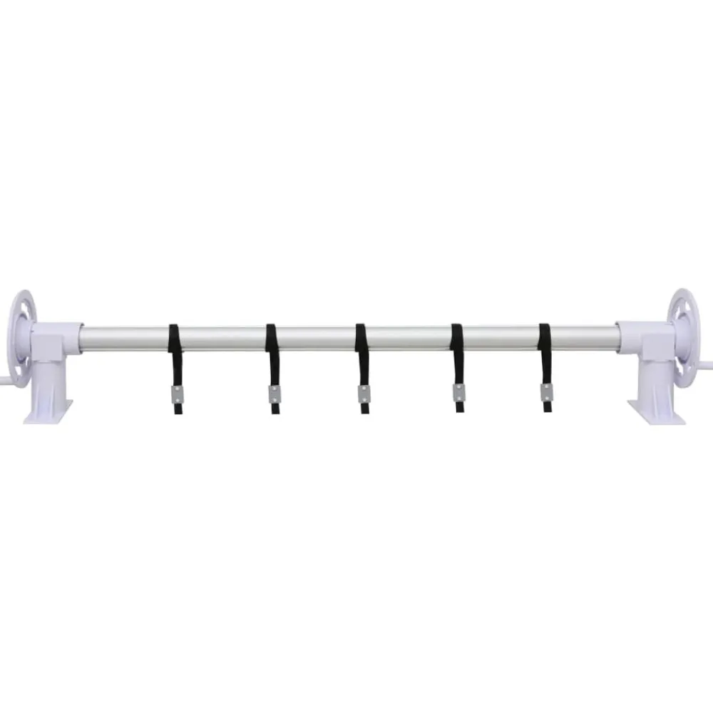 Zwembadhoesroller met kunststof frame>vidaXL New