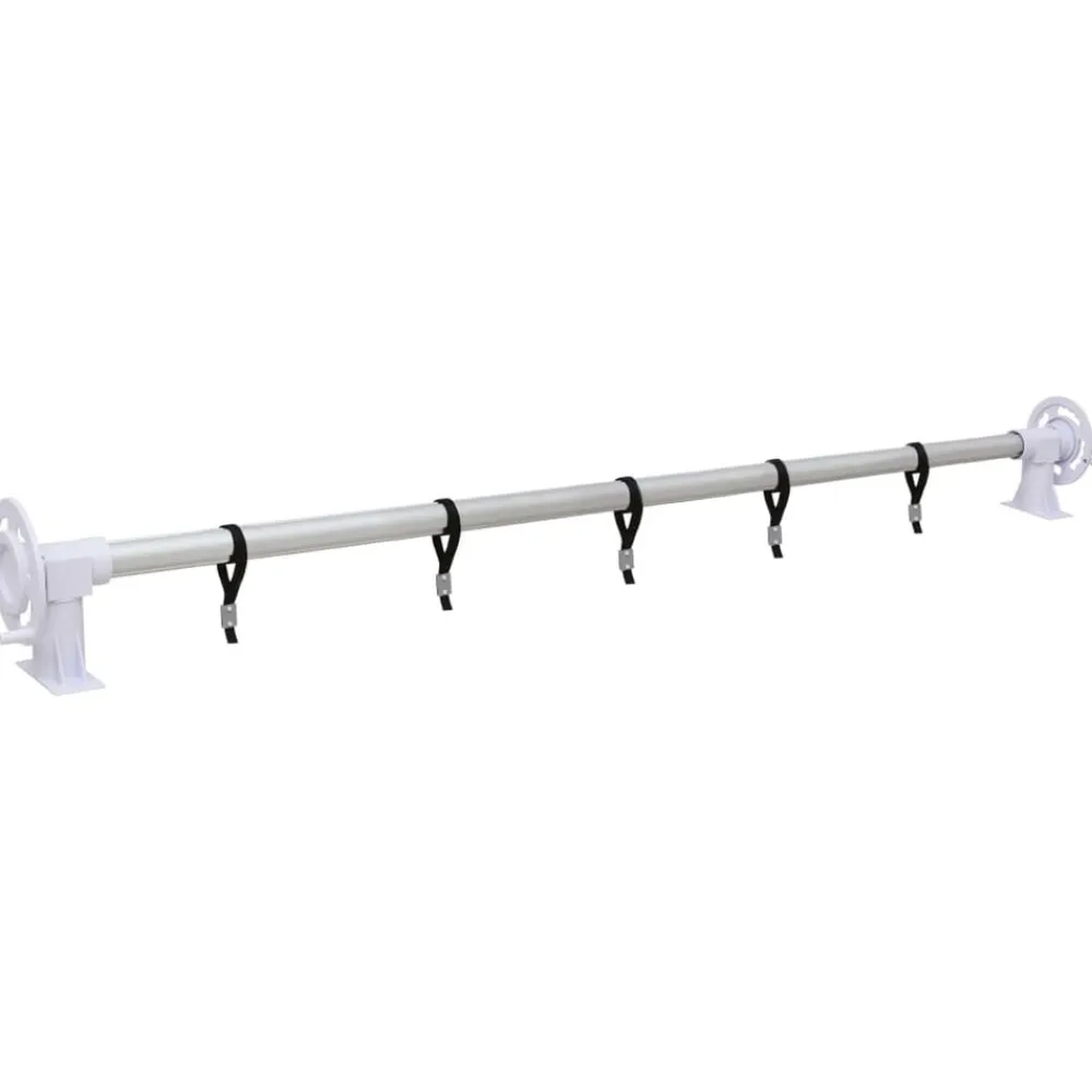 Zwembadhoesroller met kunststof frame>vidaXL New