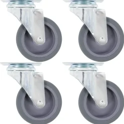 Materiaalbehandeling*vidaXL Zwenkwielen 4 st 75 mm