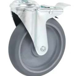Materiaalbehandeling*vidaXL Zwenkwielen met boutgaten 4 st 125 mm