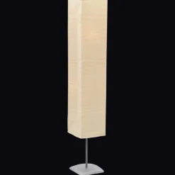 Verlichting*vidaXL Vloerlamp met papieren lampenkap 135 cm