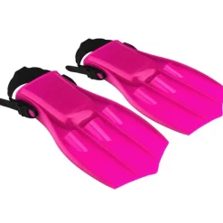 Buitensport*vidaXL Waimea Duikset met bril / snorkel / flipper junior 34-38 roze / zwart
