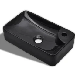 Wasbak met kraangat, keramiek,>vidaXL Hot